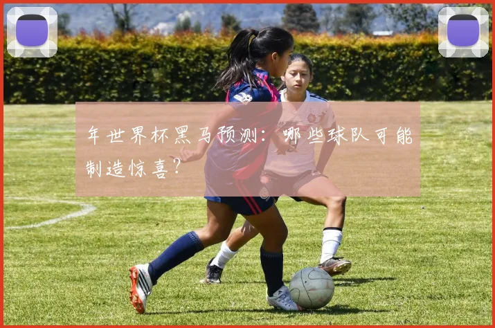 年世界杯黑马预测：哪些球队可能制造惊喜？